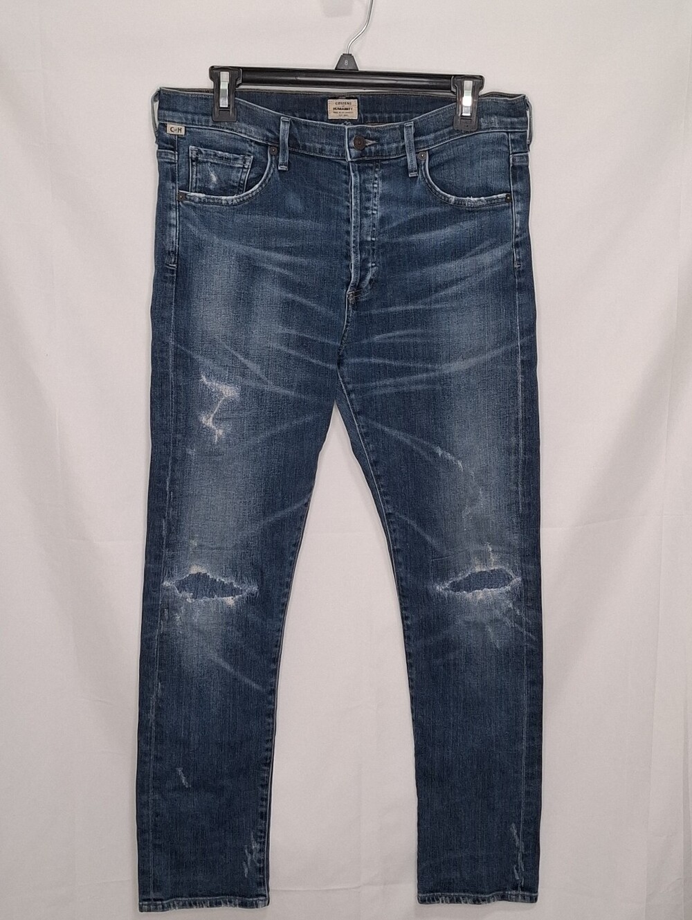 Citizens of Humanity Denim Jeans Button Fly Distressed Size 28
